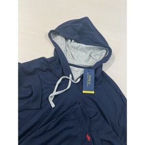 Polo Ralph Lauren Supreme Comfort Long Sleeve Pullover Navy Blue Mens XL.